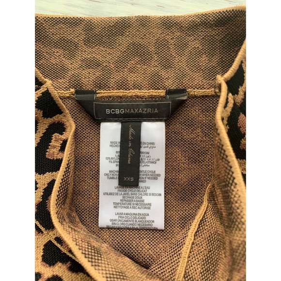 COPY - XXS, BCBGMaxAzria, leopard print bodycon skirt - Picture 6 of 11